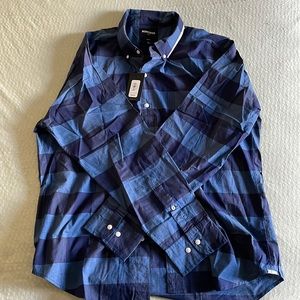 Long sleeve stretch, slim fit. Size XXL. Never worn.